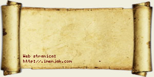 Danica Adamović vizit kartica